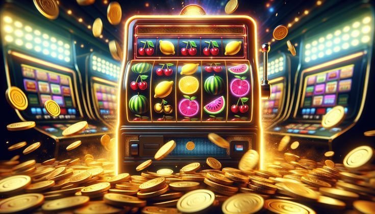 Ilustrasi permainan slot online di gasing777 pada perangkat mobile